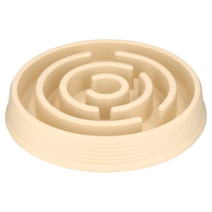 Vibrant Life 3.2-Cup Silicone Slow Pet Feeder, Beige