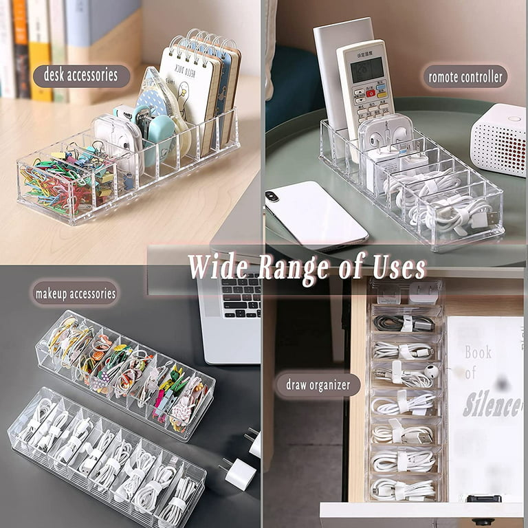 See-Through Charge Cable Organizer Box Data Cable Management Box USB Cord  Sorter