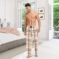 thumbnail image 6 of FORMRS Mens Pajama Pants with Pockets Cotton Sleepwear Lounge Bottoms Sizes S-2XL, Black Tartan, 6 of 7