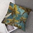 thumbnail image 7 of Acheng Palm Leaves with Lush Branches and Leaves Tropical Jungle Palm Leaves Short Plush Pillowcase Set of 2 White, 7 of 7