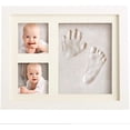 thumbnail image 2 of Baby Handprint Footprint Clay Footprint Set para recién nacidos y niños pequeños, Baby Gift Girl Recuerdo personalizado, Baby Nursery Decor, Unique Keepsake Vhermosa Portarretratos, 2 of 6