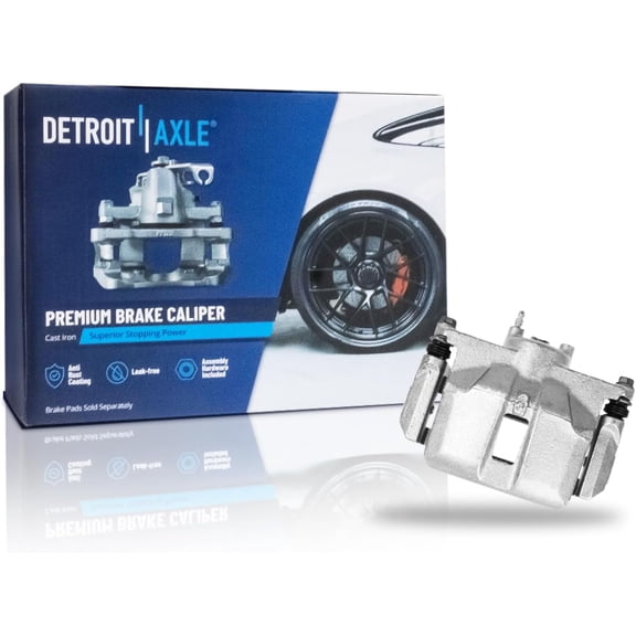 Detroit Axle - Front Right Brake Caliper for 2009-2022 Nissan Maxima, 2009-2012 Nissan Sentra [SE-R Spec V], Passenger Side Brake Caliper w/Bracket Replacement