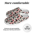 thumbnail image 6 of Goofa Christmas Cat Print Womens Mens Cotton Lightweight House Slippers , Washable Home Slippers,Indoor Comfy Bedroom Cozy Slippers-40/41, 6 of 7