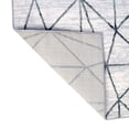 thumbnail image 4 of Unique Loom Matrix Trellis Collection Area Rug - Geometric (7' Square White/Gray), 4 of 6