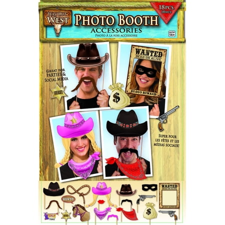 Western Cowboy Photo Booth Accessories Party Favors