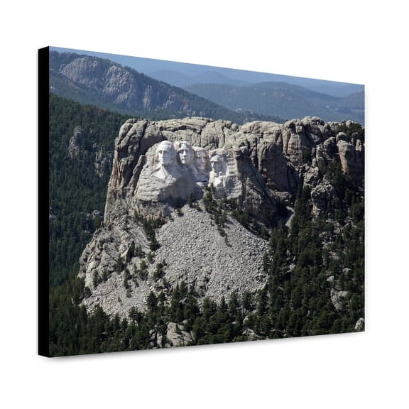 Canvas Print: Aerial View, Mount Rushmore, Near Keystone, South Dakota, 2009