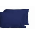 thumbnail image 3 of Queen Size Luxurious 4 Piece Sheet Set for Women & Men, Oeko-TEX Certified, Dark Blue, 3 of 6