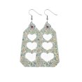 thumbnail image 1 of Sonducket Pendientes de cuero en forma de corazón, colgante de oreja, aro exagerado, pendiente colgante hueco, regalo del Día de San Valentín, favores Ropa, zapatos y accesorios Miscelánea tipo 17 Sonducket AP010114-17, 1 of 6