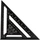 thumbnail image 2 of Regla de ángulo Triangular cuadrada, Regla de medición Triangular, transportador de ángulo de carpintería, herramienta de medición de calibre de Trammel Fivean unisex, 2 of 2