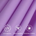 thumbnail image 5 of Bibana Replacement Canopy for 7.5ft Patio Umbrella, Market Umbrella Top with 6 Ribs, Outdoor Umbrella Cover (Purple), 5 of 6