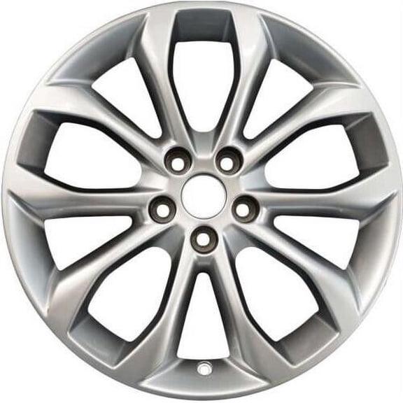 18in Wheel for Lincoln Mkc 15-19 Hyper Silver Reconditioned Alloy Rim