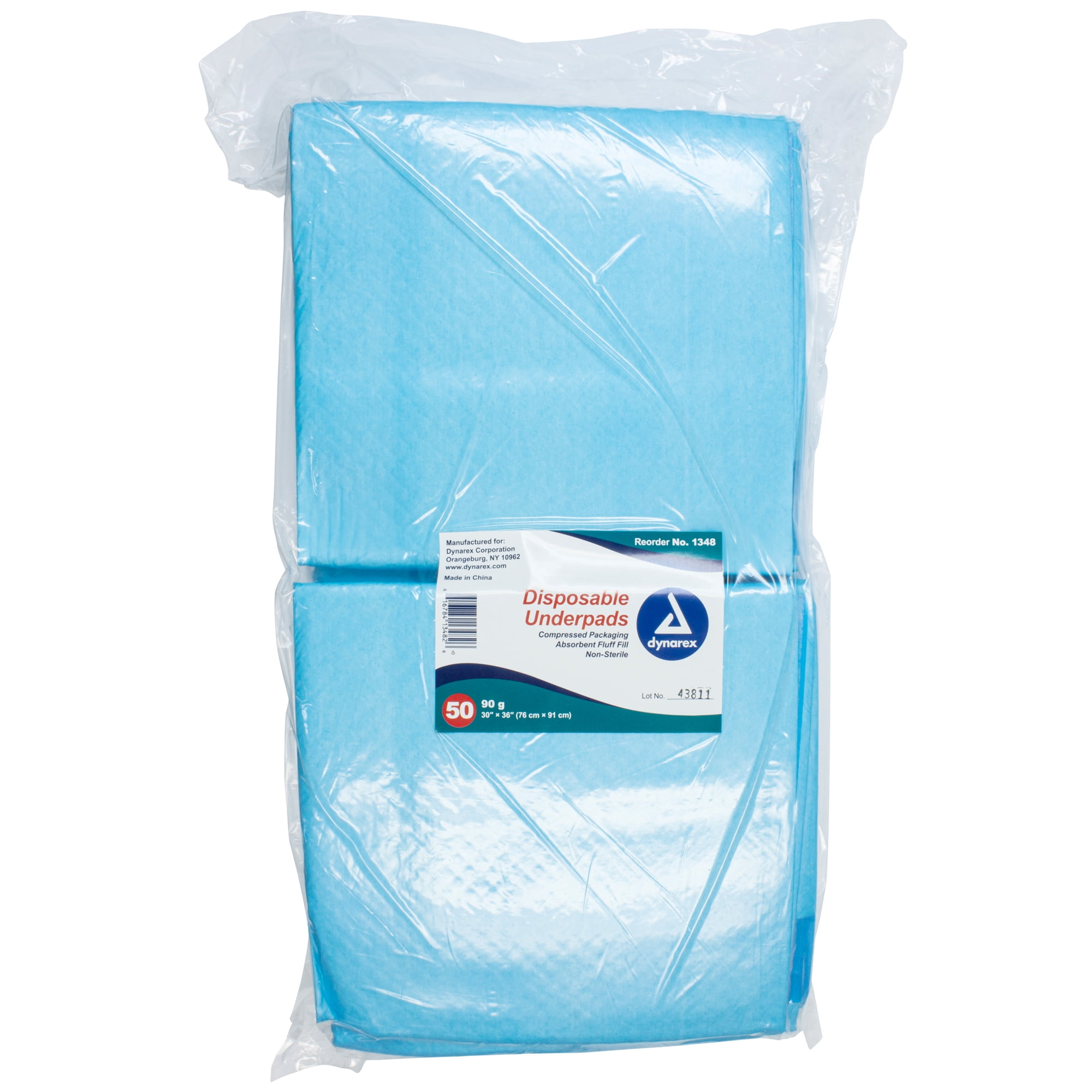 50ea 30"x30" Prevail UP-100 Heavy Absorbency Adult Disposable Underpads Chux bed 