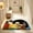 Black BKM, variant on AuroraX Fall Door Mats with Cats Heavy Duty Cute Black Non Slip Welcome Mats for Outside Farmhouse Diatomite Entrance Rugs for Front Door Inside