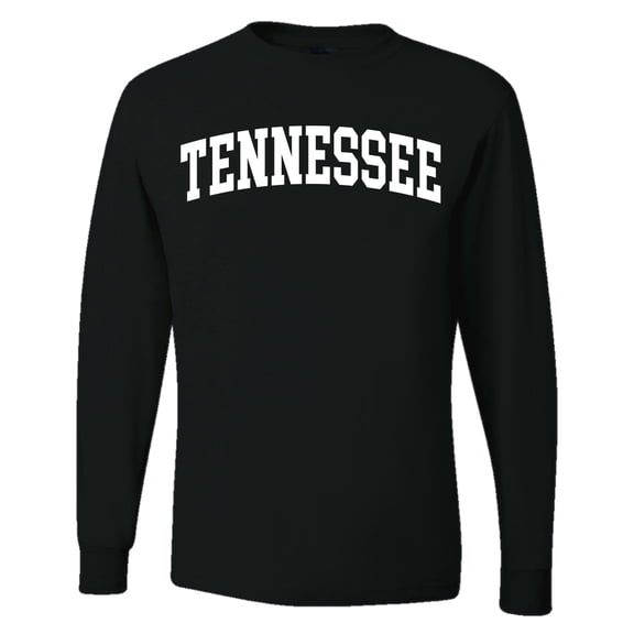 Wild Bobby State of Tennessee College Style Men Long Sleeve Shirt