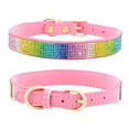 thumbnail image 1 of asddcavvf 3 Adjustable Sizes Color Rhinestone Collars with Tie Girls Cat Collar with Metal Buckle Adjustable Leopard Bow Tie Dog Science Diet Large Breed Puppy Can Bow Tie for Cats Breakaway, 1 of 3