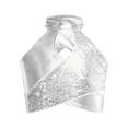 thumbnail image 3 of Yanarno Kids Girls Jazz Cheer Dance Performance Costume Sparkly Sequins Crop Top with Mini Skirt Set Silver 6, 3 of 7