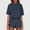 Navy, variant on MAIHAN Women Shorts Sets Outfits Summer Outfits for Women Short Sleeve Top and Shorts 2pcs Women Tops and Trousers Set Comfortable Playwear Daily Wear