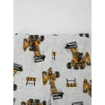thumbnail image 4 of WIBACKER 3-12Y Little Boys 2-Piece Excavator Pajamas 100% Cotton Sleepwear Sets, 4 of 13
