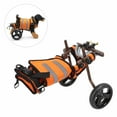 thumbnail image 1 of Adjustable Dog Wheelchair, Aluminum Alloy Dog Wheelchair For Back Legs With Hook , Assist Small Pets With Paralyzed Hind Limbs To Recover Their Mobility For Dogs 4-9kg/8.8-19.8Ib, 1 of 8