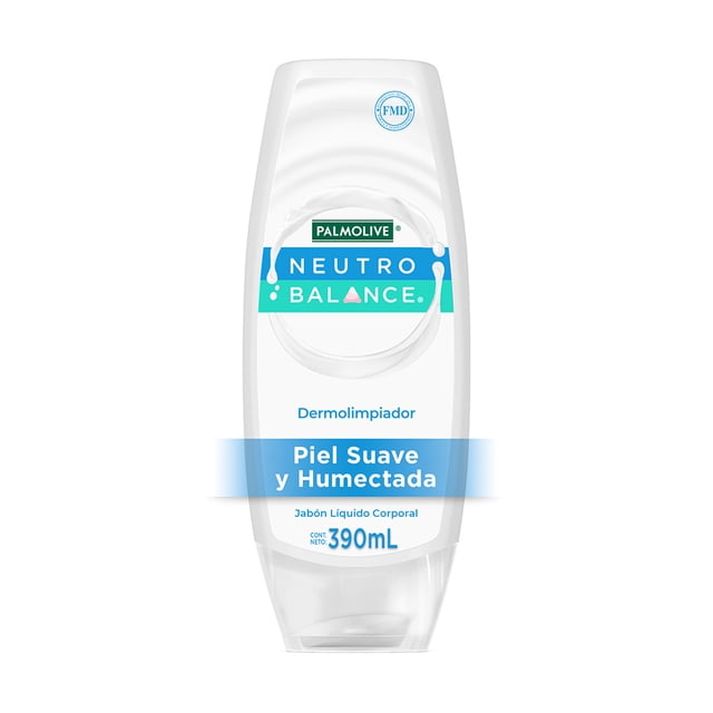 Jabon Líquido Corporal Palmolive Neutro Balance Dermolimpiador Piel Suave y Humectada 390 ml