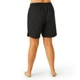 thumbnail image 3 of Free Country Women's Plus Size Bermuda Board Short II Black 1X, 3 of 3