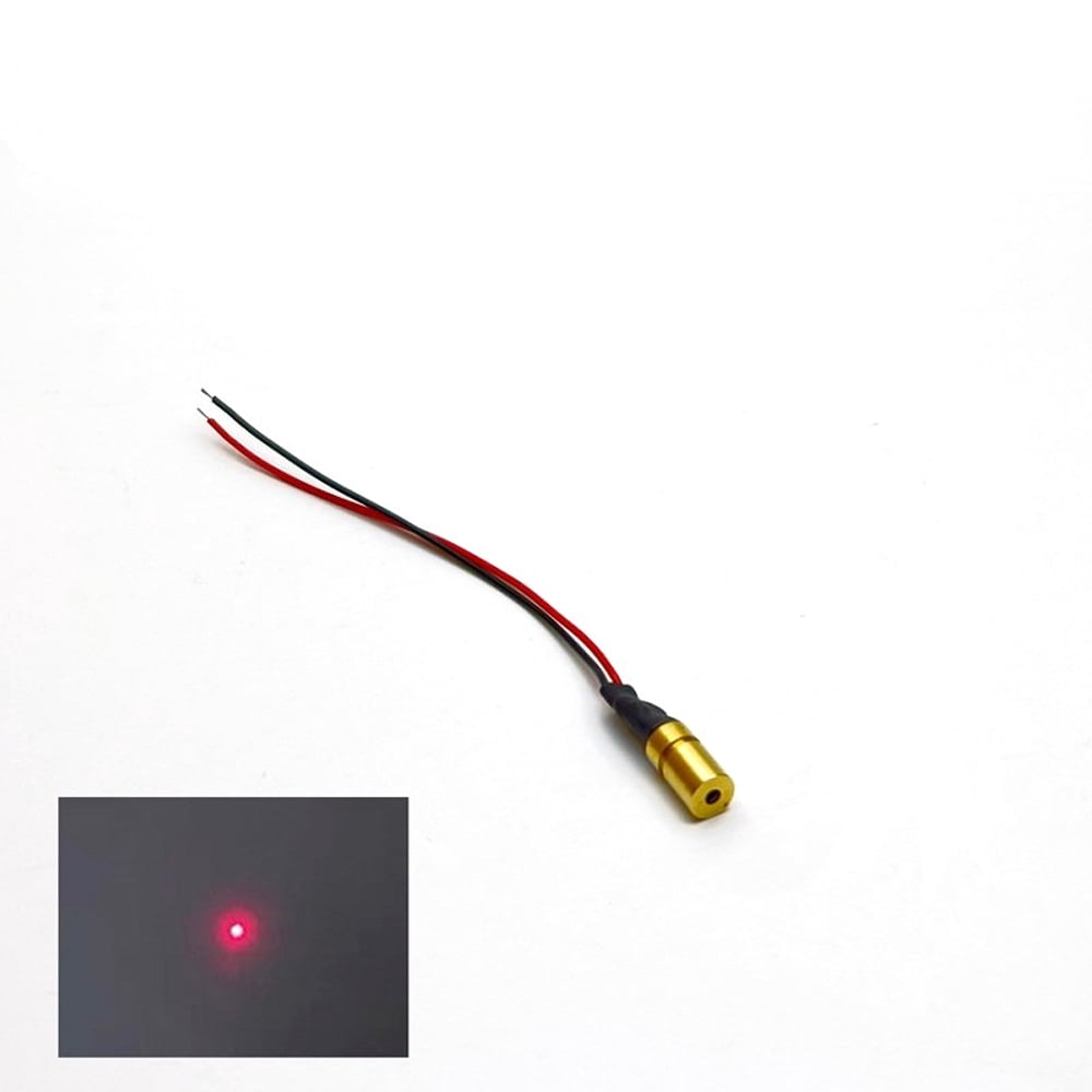 650nm 4mm Dot Red Light Laser Module Micro Laser Head Positioning Light