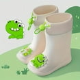 thumbnail image 3 of Boys Girls Adorable Bear Waterproof Rain Shoes, Wear-resistant Non-slip Galoshes For Kids Children, 3 of 4
