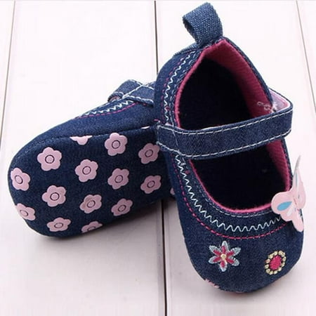 

〖TOTO〗Toddler Shoes Fashion Baby Shoes Butterfly Soft Sole Toddler Shoes Bu/11Cm