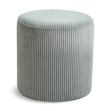Meridian Furniture Roy Grey Ottoman/Stool