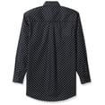 thumbnail image 2 of Wrangler Men's Big & Tall George Strait One Pocket Long Sleeve Button Shirt, Black, XLT, 2 of 2