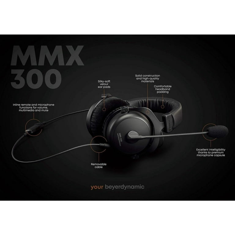 Beyerdynamic MMX 300 Generation 2 Premium Gaming and Multi-media Headset,  32 Ohm