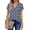 Dark Blue Pattern, variant on UVN Blouses for Women Summer Short Sleeve Work Shirts Dressy Casual V Neck Print Tops