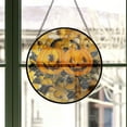 thumbnail image 3 of Stained Glass Window Hanging - Halloween Decoration Evil Pumpkin Monster Suncatcher for Door Garden Spooky Sun Catchers Gothic Decor Horror Gifts for Women Men Friend Boy Girl,, 3 of 6