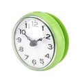 thumbnail image 3 of Espejo de pared con ventosa impermeable para ventana, baño, ducha, reloj, accesorios de baño, color verde, 3 of 14