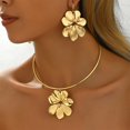 thumbnail image 3 of Juego de Joyas KummerSaprk Collar y Aretes Flor Dorados, 3 of 6