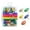 Mixed color, variant on 100 Pcs Push Pins Map Pins Message Board Tacks Drawing Pins Thumb Tacks