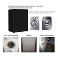 thumbnail image 4 of BeesClover Washing Machine Cover Waterproof Sunscreen Dustproof Anti-aging 210D Oxford Cloth Outdoor Dryer Protection Cover for Toilet Kitchen Balcony Bathroom Garden, 4 of 6