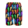 thumbnail image 3 of Aayomet Shorts pour Femmes Shorts Extensibles Shorts de Gym Shorts de Course Exercice (Noir, TG), 3 of 4