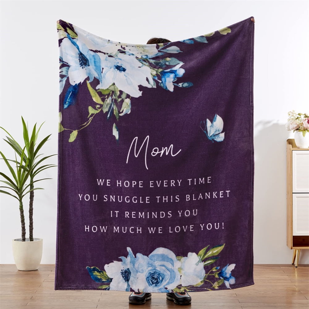 Mother Blanket Mothers Day Gifts from Daughter Blanket for Mom,Best