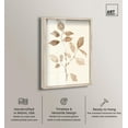thumbnail image 2 of Sepia Sprigs IV Shadowbox Print Boho Natural Art by Art Remedy, Blonde Frame, 36 x 54, 2 of 7