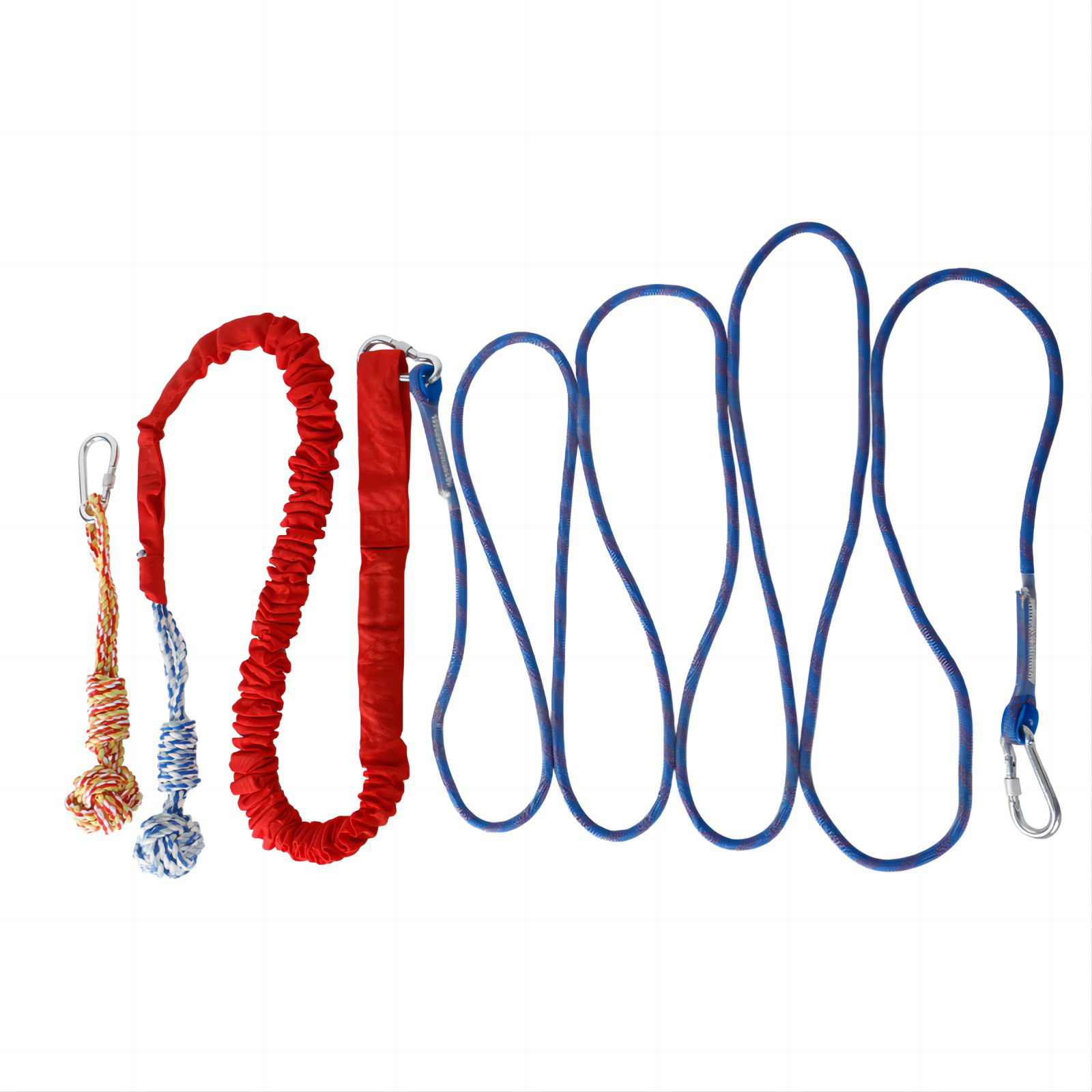 Dog Interactive Toy Increases Chews Long Rope Tug for Aggressive Chewers Teething Chew Toy Rope Tug Toy