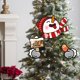 thumbnail image 5 of Adornos navideños, adornos para árboles de Navidad, regalos navideños, valla navideña, letrero colgante, decoración para patio, exterior, tablero hueco, muñeco de nieve, placas decorativas., 5 of 6