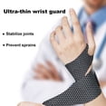 thumbnail image 4 of Happydeer Wrist Brace Breathable Ultra Thin Unisex Fitness Adjustable Straps for Carpal Tunnel Arthritis Pain Relief, 4 of 13