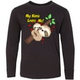 thumbnail image 3 of Inktastic My Nana Loves Me Long Sleeve Youth T-Shirt, 3 of 5