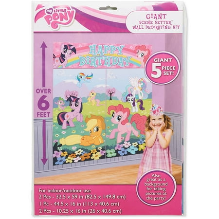 My Little Pony Scene Setter, Room Decoration, Party Supplies