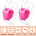 thumbnail image 5 of 100Pack Wax Melt Container 1.3 Oz,Wax Melt Single Cube Flip Top Clear Empty Plastic Cube Tray for Waxless Tart Candles A, 5 of 5