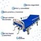 thumbnail image 4 of Cama Hospitalaria Gran Shopping Azul Con Barandales de Lujo, 4 of 8