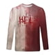 thumbnail image 4 of Blusas y camisas de manga larga con cuello redondo para hombre, moda informal, estampado, deportivas, de manga larga, cuello redondo, blusas, camisas para hombre, blusa de poliéster, 4 of 5