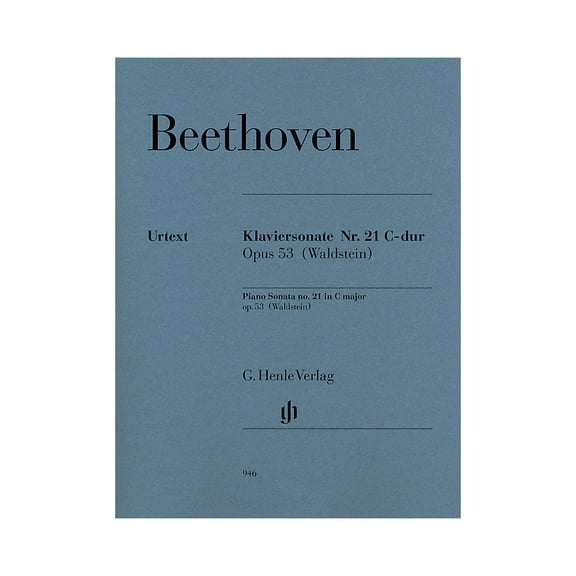 Hal Leonard Piano Sonata No. 21 Op. 53 in C Major (Waldstein)