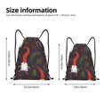 thumbnail image 2 of Bingfone Cute Christmas Gnomes Drawstrings Backpacks Bags for Men Women Gym Drawstrings Bag-Small, 2 of 6